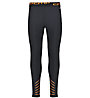 CMP Long Tights - pantaloni sci di fondo - uomo, Black/Orange