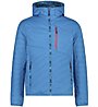 CMP M Fix Hood - giacca trekking - uomo, Light Blue/Red