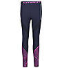 CMP W Long Tights - pantaloni sci di fondo - donna, Dark Blue/Pink