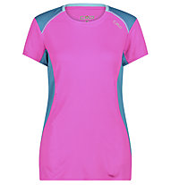 CMP W T-shirt - T-shirt Trekking - donna, Pink/Blue