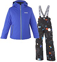 Tuta Da Sci Bambini Intera Blu Scuro Rosa Neve 2 3 3 4 5 6 Anni Imbottita Ebay