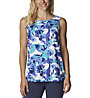 Columbia Chill River - top - donna, Light Blue/Violet/White