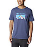 Columbia Thistletown Hills Graphic - T-Shirt - Herren, Blue
