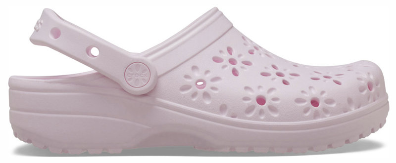 Crocs Classic Floral Cut Out Clog W - Sandalen - Damen, Gr. 7 US