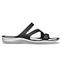 Crocs Swiftwater Sandal W - ciabatte - donna, Black/White