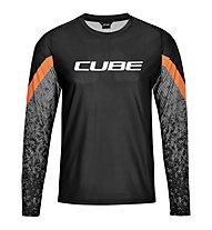 Cube Edge - maglia bici a manica lunga - uomo, Black