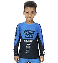 Cube Junior X Actionteam - maglia mtb a maniche lunge - bambino, Blue/Black
