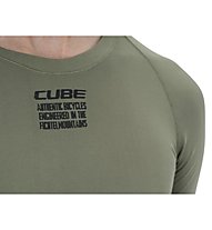 Cube Race Be Cool - Kurzarm Unterhemd - Herren, olive