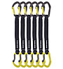 DMM  Alpha Sport Quickdraw 6 Pack - set rinvii arrampicata , Yellow/Black 