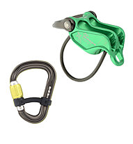 DMM Pivot + Phantom HMS Belay and Captive8 Pack - Set Sicherungsgerät/Karabiner, Green