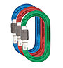 DMM Ultra O Screwgate Colour 3 Pack - set di moschettoni, Blue/Red/Green