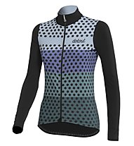 Dotout Fanatica Wool - maglia ciclismo manica lunga - donna, Blue/Black/Green