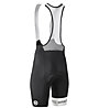 Dotout Team Bib - pantaloni ciclismo con bretelle - uomo, Black/White