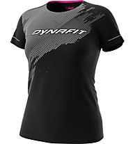 Dynafit Alpine 2 S/S - Trailrunningshirt - Damen, Black/White/Pink