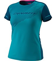 Dynafit Alpine 2 S/S - Trailrunningshirt - Damen, Light Blue/Blue/Pink