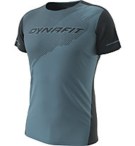 Dynafit Alpine 2 S/S - Trailrunningshirt - Herren, Dark Green/Black/Red