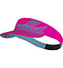 Dynafit Alpine Graphic - fascia con visiera trail running, Pink/Light Green