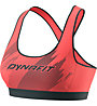 Dynafit Alpine Graphic W - reggiseno sportivo a sostegno alto - donna, Light Red/Dark Blue