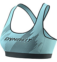 Dynafit Alpine Graphic W - reggiseno sportivo a sostegno alto - donna, Light Blue/Dark Blue