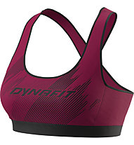 Dynafit Alpine Graphic W - reggiseno sportivo a sostegno alto - donna, Dark Pink/Black