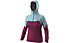 Dynafit Alpine GTX W Jkt - giacca trailrunning - donna , Dark Pink/Light Blue
