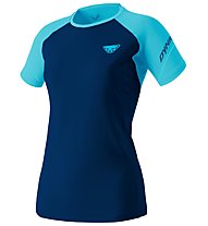 Dynafit Alpine Pro - maglia trail running - donna, Dark Blue/Light Blue