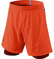 Dynafit Alpine Pro 2/1 - pantaloni trail running - uomo, Dark Orange/Light Blue