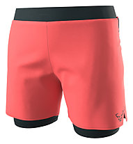 Dynafit Alpine Pro 2/1 W - pantaloni trail running - donna, Light Red/Dark Blue