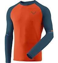 Dynafit Alpine Pro - Langarmshirt Trailrunning - Herren, Orange/Blue/Light Blue