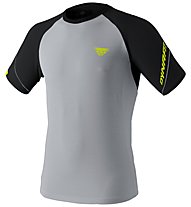 Dynafit Alpine Pro - Trailrunningshirt Kurzarm - Herren, Grey/Black/Yellow