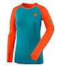 Dynafit Alpine Pro - Langarmshirt Trailrunning - Damen, Light Green/Orange