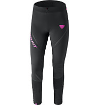 Dynafit Alpine Warm - pantaloni trail running - donna, Black/Light Pink