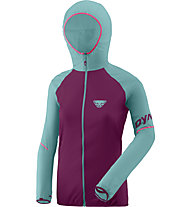 Dynafit Alpine Wind 2 - giacca trail running - donna, Violet/Light Blue/Pink