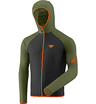 Dynafit Alpine Wind 2 - giacca trail running - uomo, Black/Dark Green/Orange