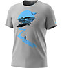 Dynafit Artist Series Co T-Shirt M - T-shirt - Herren, Light Grey/Light Blue/Black/Blue