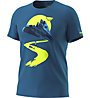 Dynafit Artist Series Co T-Shirt M - T-shirt - Herren, Blue/Yellow/Light Blue/Dark Blue