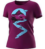 Dynafit Artist Series Co T-Shirt W - T-Shirt - Damen, Purple/Light Blue/Black