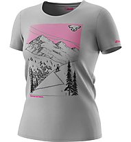 Dynafit Artist Series Drirelease® - T-Shirt - donna, Light Grey/Black/Pink