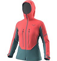 Dynafit Free Infinium Hybrid W - giacca in GORE-TEX - donna, Light Red/Light Green