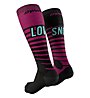 Dynafit FT Graphic- Skitouren Socken, Pink/Black