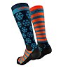 Dynafit FT Graphic- Skitouren Socken, Black/Blue/Orange