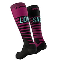 Dynafit FT Graphic - calzini lunghi, Pink/Black