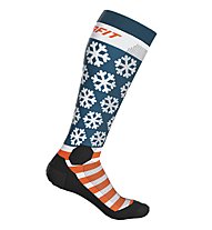 Dynafit FT Graphic- Skitouren Socken, blue/orange