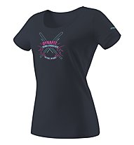 Dynafit Graphic - T-Shirt sport di montagna - donna, Dark Blue/Light Blue/Pink