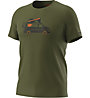 Dynafit Graphic - T-Shirt Bergsport - Herren, Dark Green/Black/Orange