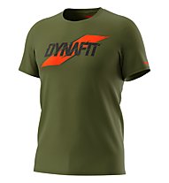 Dynafit Graphic - T-Shirt Bergsport - Herren, Dark Green/Orange/Black