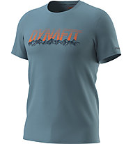 Dynafit Graphic - T-Shirt - uomo, Light Blue/Orange/Dark Blue