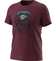 Dynafit Graphic - T-Shirt Bergsport - Herren, Bordeaux/Light Blue/Black