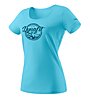 Dynafit Graphic - T-Shirt sport di montagna - donna, Light Blue/Navy