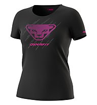 Dynafit Graphic - T-Shirt sport di montagna - donna, Black/Dark Violet